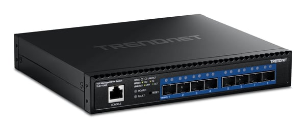 TRENDnet TL2-F7080 8-ports administrerbar SFP+ nettverksswitch Layer 2 10 Gb/s