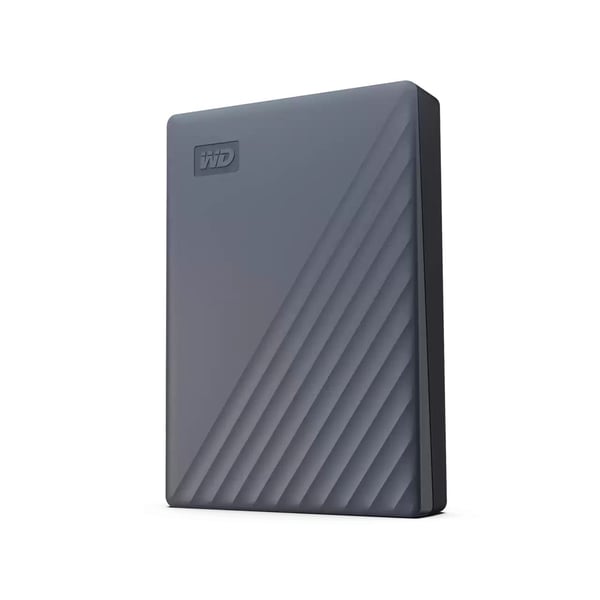 WD My Passport WDBY3J0060BGY - Hårddisk - krypterat - 6 TB - extern (portabel) - USB 3.2 Gen 1 - 256 bitars AES - silikongrå