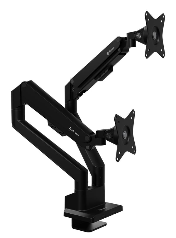 Arozzi Alzare Neo Duo - Gas Spring Monitor Arm - Black