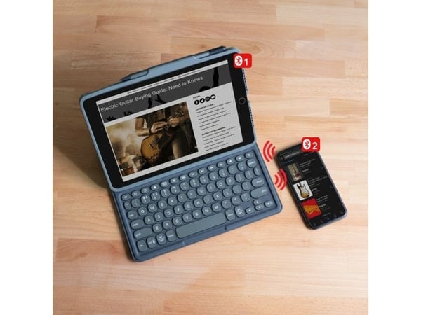 ZAGG Pro Keys tastaturdeksel til iPad 10.9 Gen10, Bluetooth, Nordisk, svart/grå
