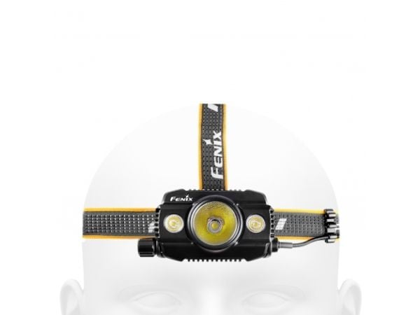 Fenix HP30R V2.0 otsalamppu, musta/keltainen