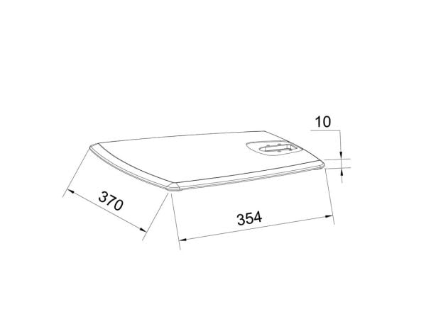 Multibrackets M VESA Deskmount HD -pöytäteline - Vain jalusta