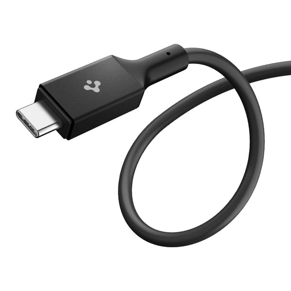 Spigen ACA09461, 1,2 m, USB C, USB C, USB4 Gen 3x2, 40 Gbit/s, Svart