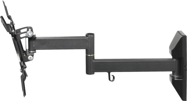Vivanco VVTVFMOR43INCH25KG, 109,2 cm (43"), 25 kg, 75 x 75 mm, 200 x 200 mm, -15 - 5°, Sort