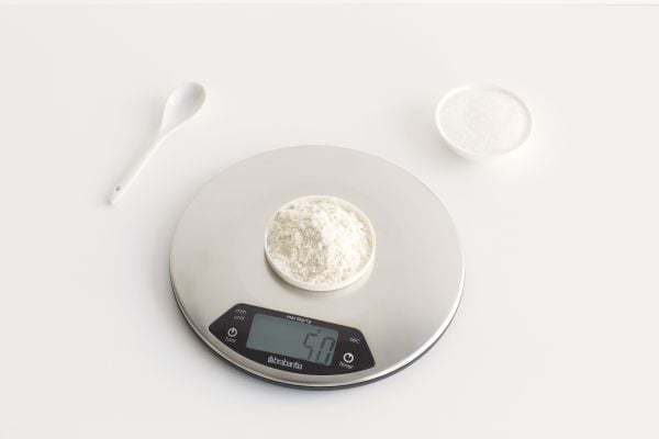 Brabantia 480560, Sähkökeittiövaaka, 5 kg, 1 g, Ruostumaton teräs, AAA, 200 x 200 x 24 mm