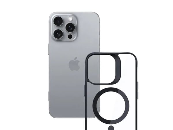 3MK Satin Armor MagCase, Etui, Apple, iPhone 16 Pro Max, 17,5 cm (6.9"), Svart, Gjennomsiktig