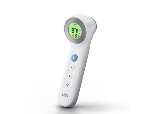 Braun Sensian 7 BNT400WE panntermometer, beröringsfri + med beröring, vit