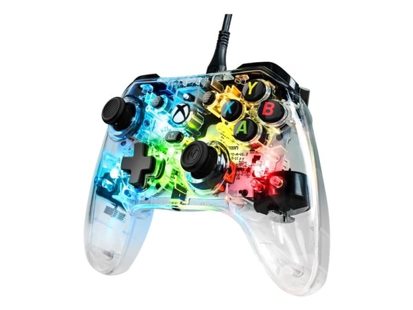 NACON EVOL-X Pro Light, Gamepad, PC, Xbox One, Xbox Series S, Xbox Series X, Tilbakeknapp, D-pute, Retningsknapper, Menyknapp, Rød/grønn/blå, Koble...