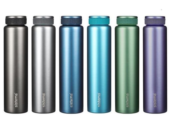 Sistema - Stainless Steel280ml - Light grey