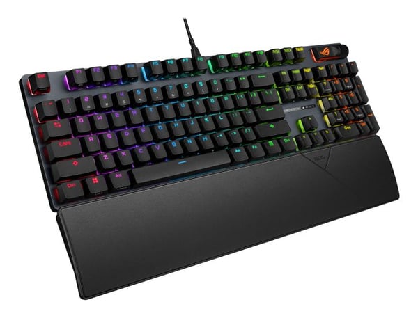ASUS XA14 ROG STRIX SCOPE II X/NXSWV2/US/PBT, Täysikokoinen (100 %), Langallinen, USB, Mekaaninen, RGB LED, musta
