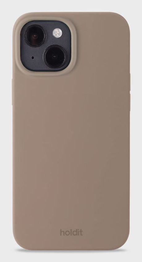HOLDIT iPhone 17 silikondeksel (mokkabrun)