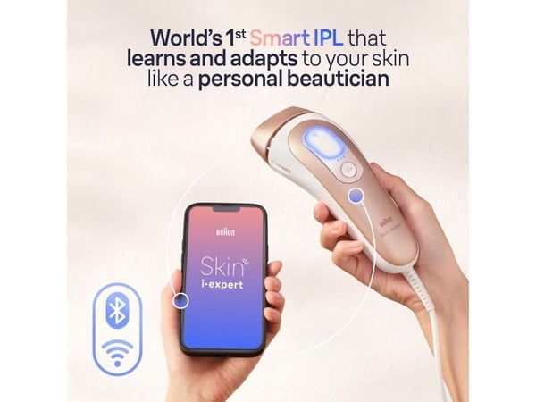 Braun Skin i·expert PL7253 IPL-hårfjerningsapparat – hvit/roségull