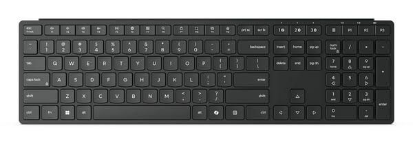 Lenovo 4Y41S04668, Täysikokoinen (100 %), Langaton, RF Wireless + Bluetooth, Metal dome key switch, Musta