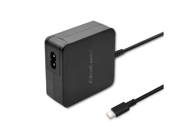 Qoltec 65W strømadapter | 5-20,3V | 2-3,25A | USB type C | XP