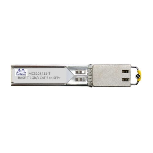 Nvidia Mellanox MC3208411-T, Valokuitu, 1000 Mbit/s, SFP, SFP, 100 m, Ruostumaton teräs