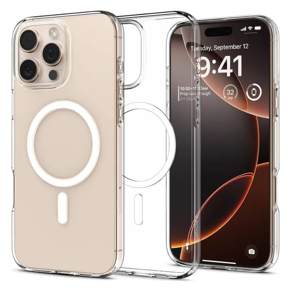 Spigen Liquid Crystal MagFit, Mobilskal, Apple, iPhone 16 Pro Max, 17,5 cm (6.9"), Transparent