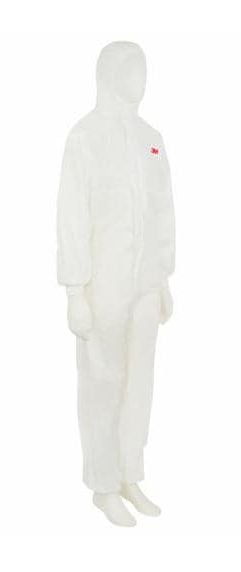3M 4520WXL, Valkoinen, XL, Unisex, Vetoketju, SMS-suojahaalari