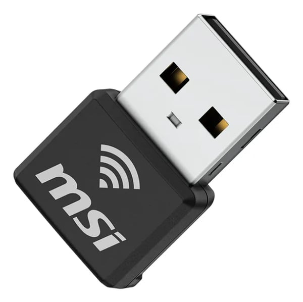 MSI AX1800 Nano - Nettverksadapter - USB 2.0 - Wi-Fi 5, Wi-Fi 6