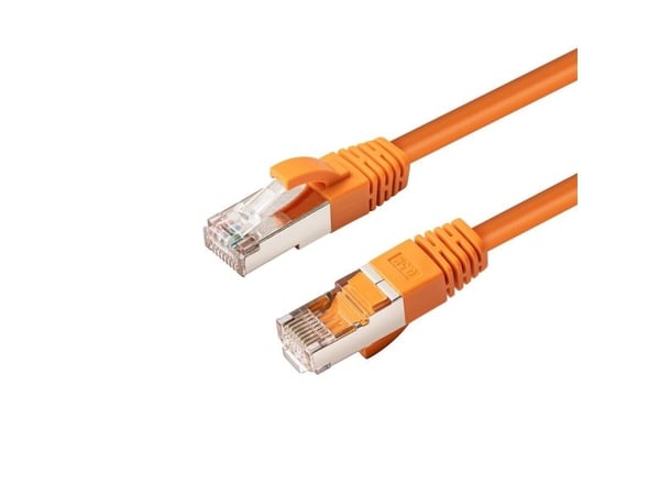 Microconnect MC-SFTP6A075O, 7,5 m, Cat6a, S/FTP (S-STP), RJ-45, RJ-45, Oranssi