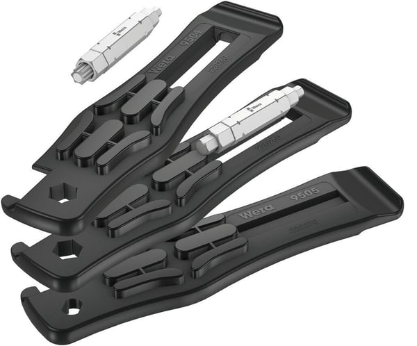 Wera Bicycle Set 15 - Tire jack set - 5 deler - 1/4" - 10 N·m