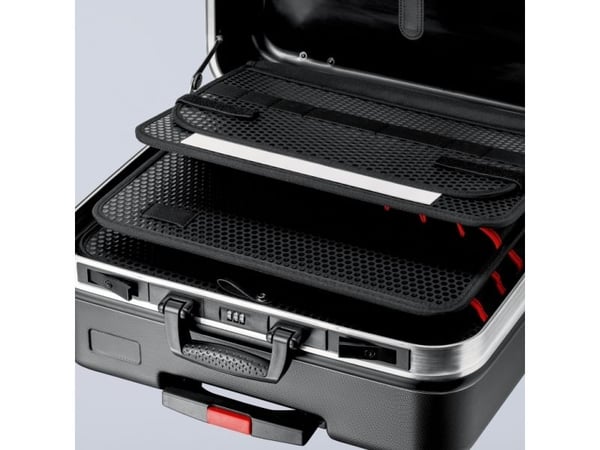 Knipex BIG Basic Move, Verktøy boks, Akrylonitril-butadien-styren (ABS), Aluminium, Sort, 33 l, 20 kg, Kombinasjonslås