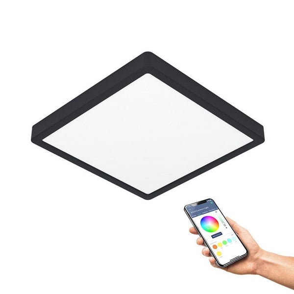 EGLO CONNECT-Z FUEVA 6-Z Taklampe - 39 x 39 cm - Svart