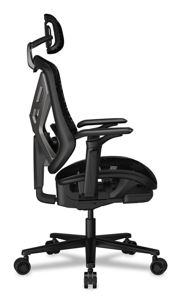 COUGAR Gaming CGR-SPD-GRB, Yleismallinen pelituoli, 120kg, Racing, Universal, Musta, musta, musta