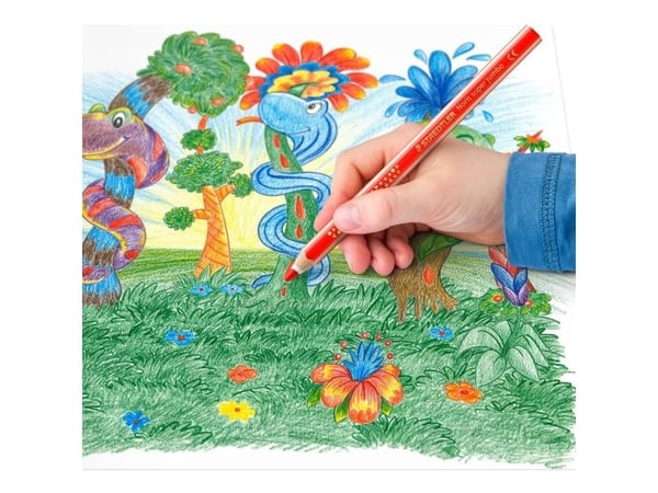 STAEDTLER Noris Club - Fargeblyant - assorterte farger - 6 mm (en pakke 10)