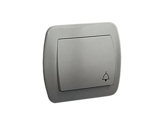 Kontakt-Simon AD1/26, Tryckknappsbrytare, Gjuten aluminium, Plast, IP20, 250 V, 10 A
