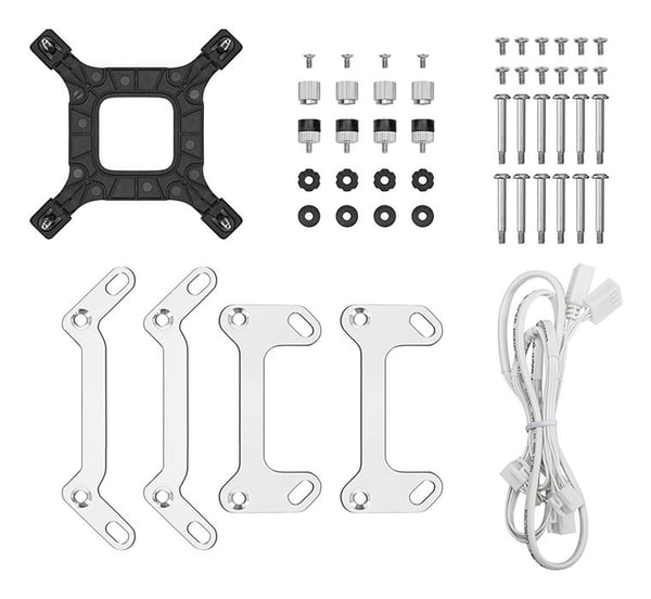 Deepcool LM360 WH - Væskekjølesystem for prosessor - Radiatorstørrelse: 360 mm - (for: LGA1851, LGA1700, LGA1200, LGA1151, LGA1150, LGA1155, AM4, A...
