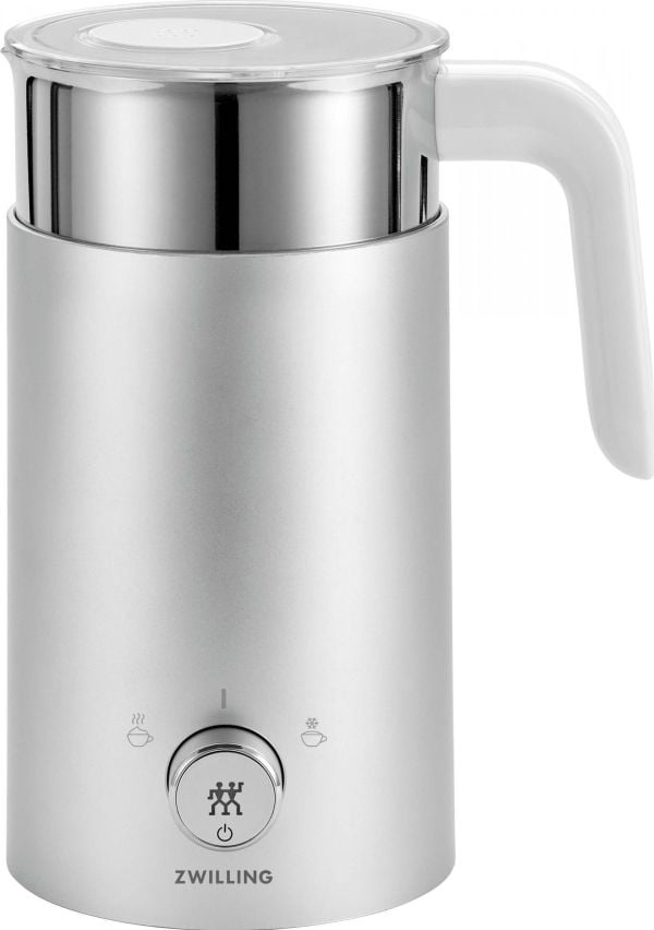 ZWILLING Enfinigy, Automatisk mjölkskummare/värmare, Silver, Rostfritt stål, 400 ml, 200 ml, Varm & Cold