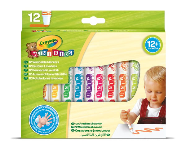Crayola CRAYOLA Vaskbare tusjer mini 12 stk - 8325