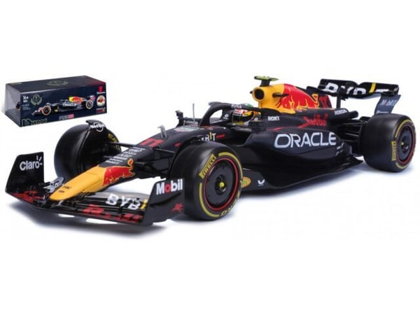 BBURAGO Red Bull Rb19, Sportsbil, Montert på forhånd, 1:24, RedBull RB19, Alle kjønn, Metall, Plast