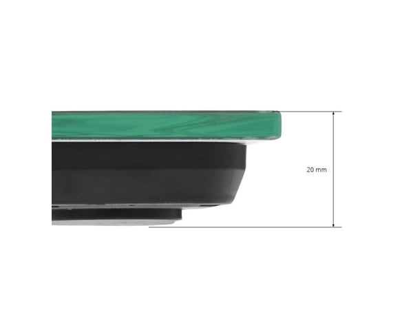 Aurora AU4305, Sähkökäyttöinen henkilövaaka, 150 kg, 100 g, Musta, kg, lb, Neliö