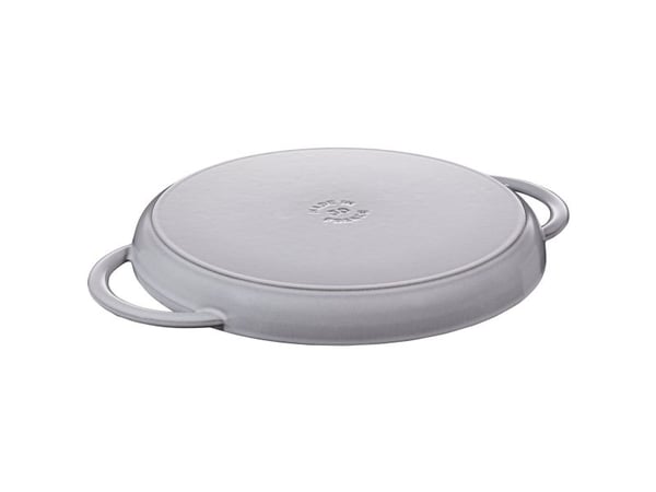 STAUB - Grillpanne - 30 cm - rund - grafittgrå