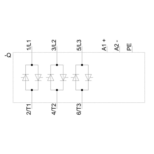 Siemens 3RF2410-1AC45 Halbleiterschütz spannungsschaltend 3 Schließer 10 A 1 St., IP20, 95 mm, 53 mm, 115,5 mm, 125 mm, 300 g