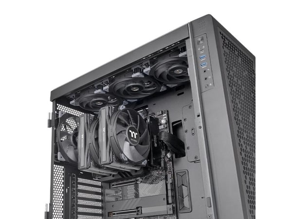 Thermaltake TOUGHAIR 710 - Prosessor luftkjøler - (for: LGA1156, LGA1155, LGA2011, LGA1150, LGA2011-3, LGA1151, AM4, LGA2066, LGA1200, LGA1700, AMC...