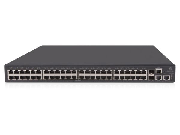 HPE 1950-48G-2SFP+-2XGT-PoE+ - Switch - L3 - Styrt - 48 x 10/100/1000 (PoE+) + 2 x 10 Gigabit Ethernet / 1 Gigabit Ethernet SFP+ + 2 x 10Gb Etherne...