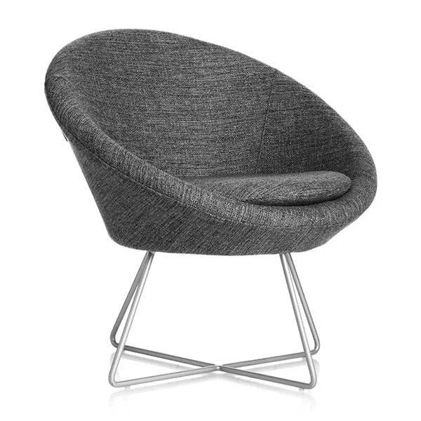 Loungestol Paris Grey med aluminiumsgrå ben
