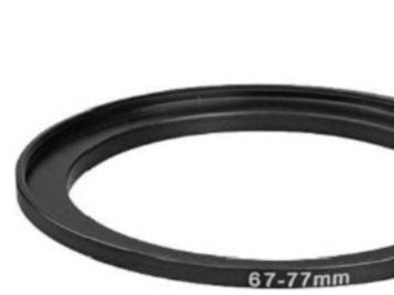 PolarPro 67mm - 77mm, Suurentava suodinrengas, 7,7 cm, 6,7 cm, Musta, 1 kpl