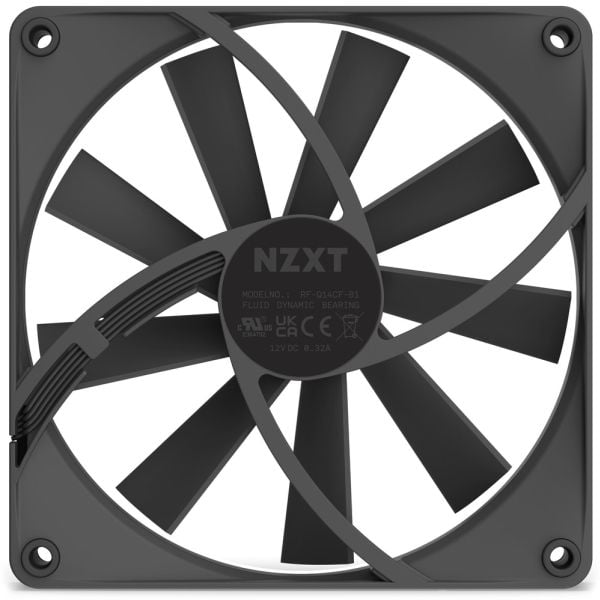 NZXT F Series F120 RGB Triple Pack - Kabinettvifte - 120 mm - matt hvit