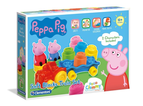 Clementoni Soft Clemmy lekesett Peppa Pig, 1,2 år, Peppa Pig