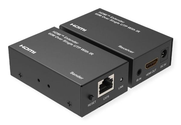 VALUE HDMI-laajennin kierretyllä parilla, 60 m