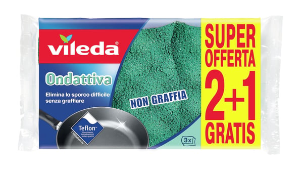 Vileda Pur Active Scrub, keittiösieni, 2 kpl.
