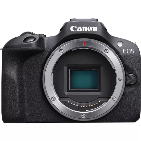 Canon EOS R100 järjestelmäkamera, paketti, RF-S 18–45 mm -objektiivi, 24,1 MP, APS-C
