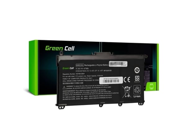 Green Cell HW03XL L97300-005 laptopbatteri 4150 mAh til HP 250 G9/255 G8