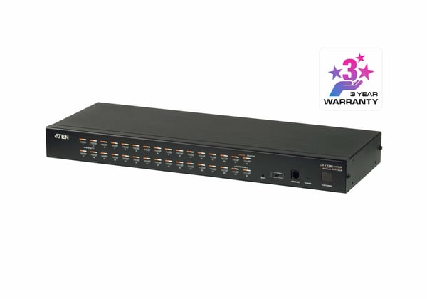 ATEN KH1532A, 1920 x 1200 pikseliä, Ethernet LAN, Full HD, Telineasennus, 4,8 W, 1U