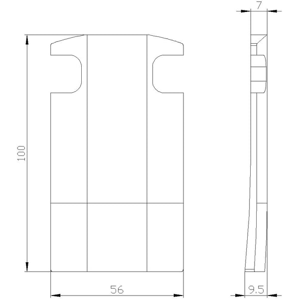 Siemens 3SE51600AA001AG0 3SE5160-0AA00-1AG0 Dæksel 1 stk