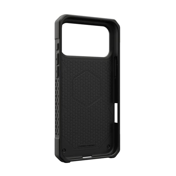 UAG Monarch Pro - Baksidesskydd för mobiltelefon - robust - MagSafe-kompatibilitet - skjuvningsplatta av polykarbonat, DuPont Kevlar - kevlar svart...