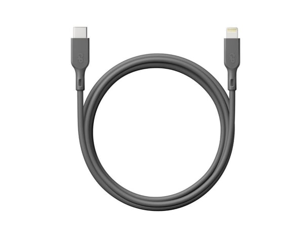 GP Batteries CL1P, 1 m, Lightning, USB C, Hankoppling, Hankoppling, Grå